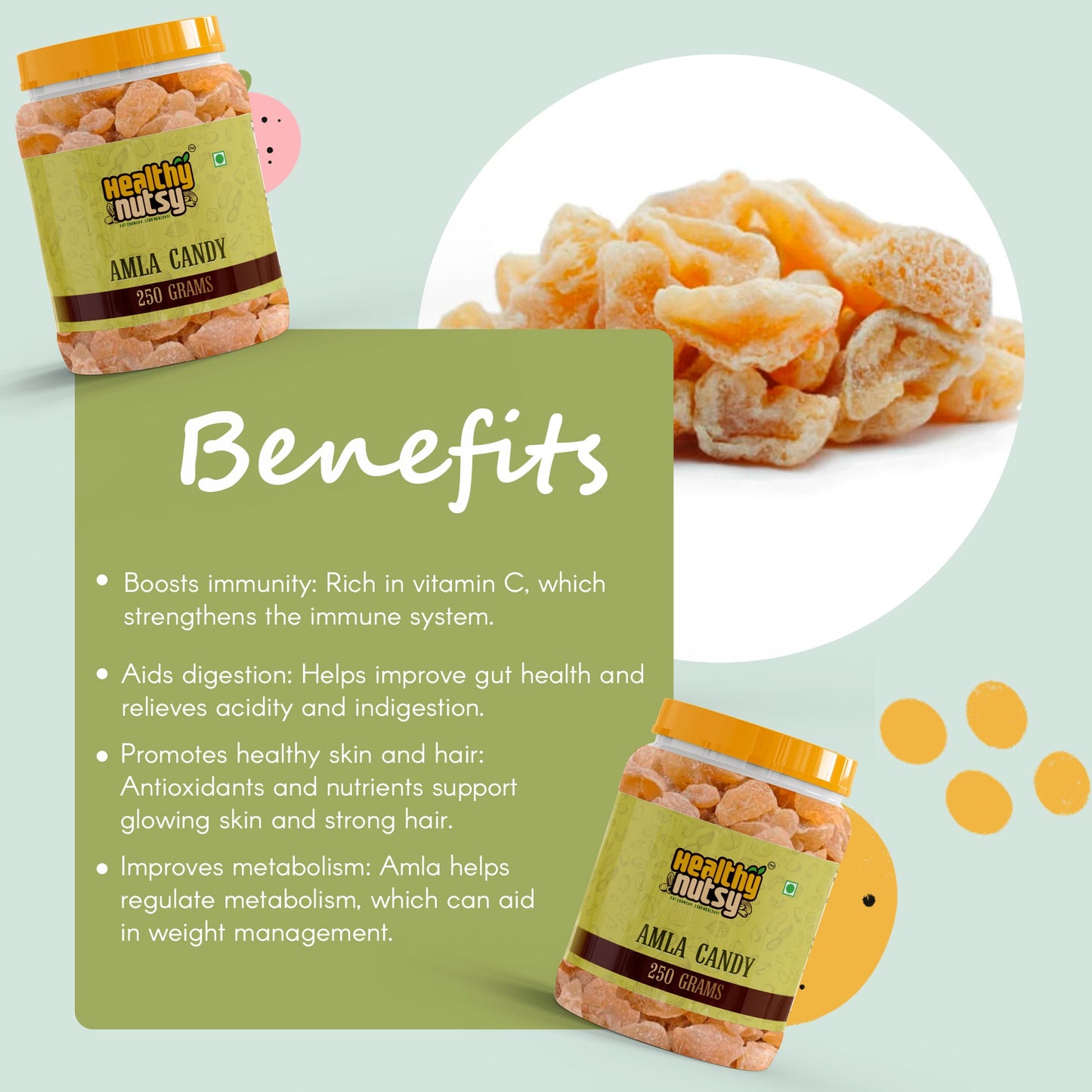 Amla Candy – Sweet & Sour Indian Gooseberry Snack for Health & Immunity