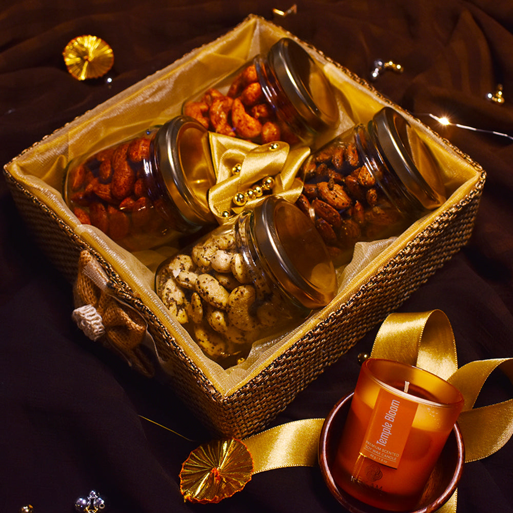 Crunchy Munchy Masala – Spicy Cashews, Almonds & Dehydrated Fruits Pack