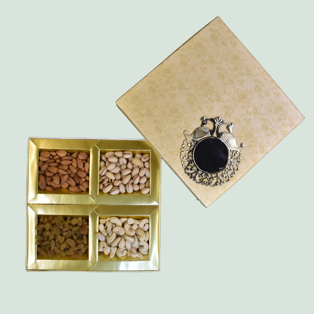 Healthynutsy Golden Royal Swan Dry Fruit Box