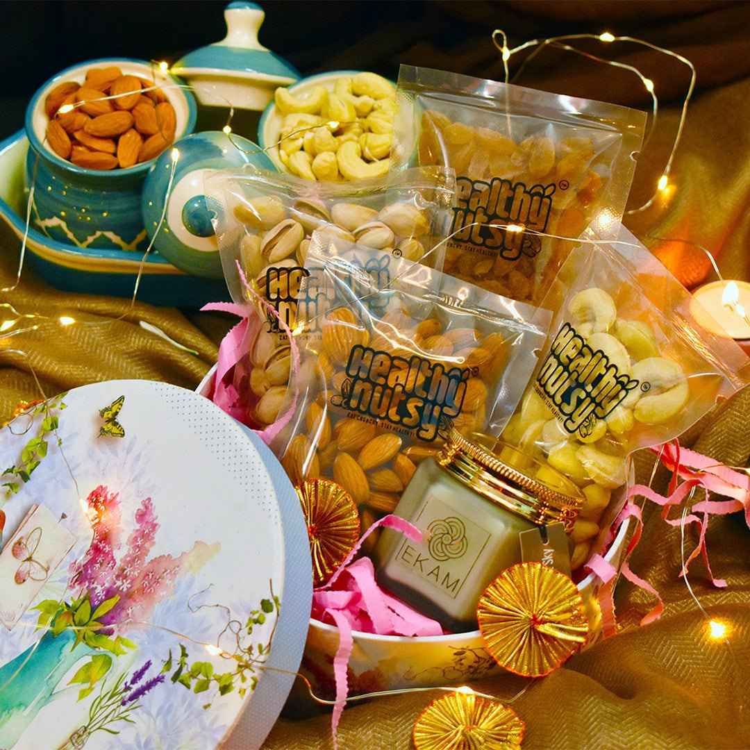 Sparkling Diwali Combo – Premium Dry Fruits & Festive Gift Box