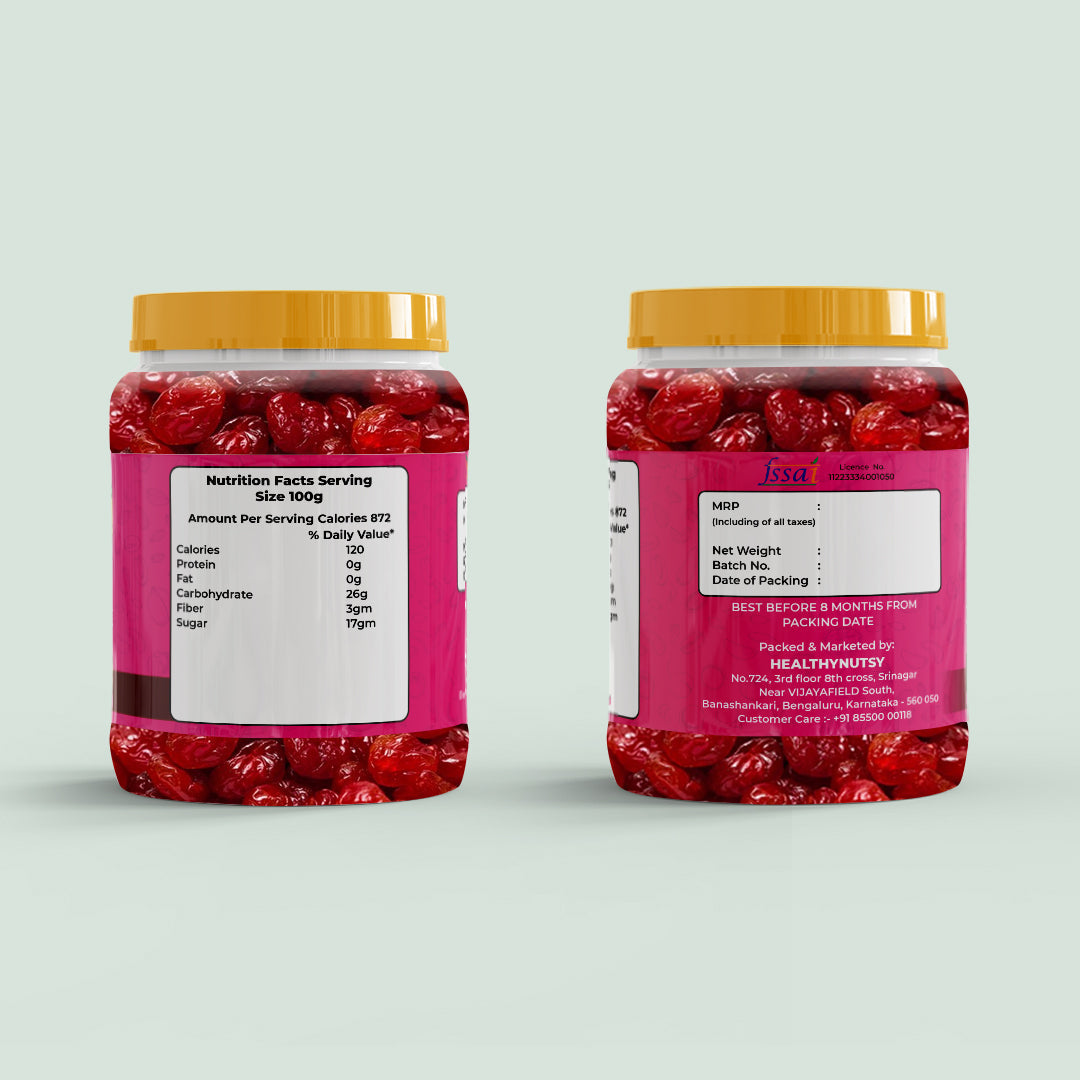 Sweet and Tart Dried Cherries – Rich in Antioxidants and Vitamin C