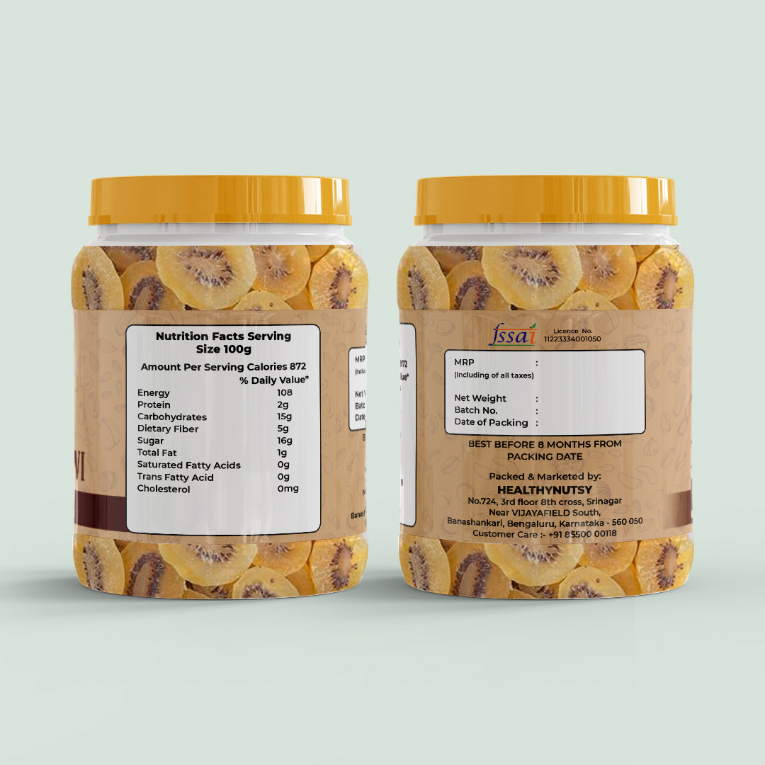 Dried Golden Kiwi | Sweet & Chewy Vitamin C-Rich Snack