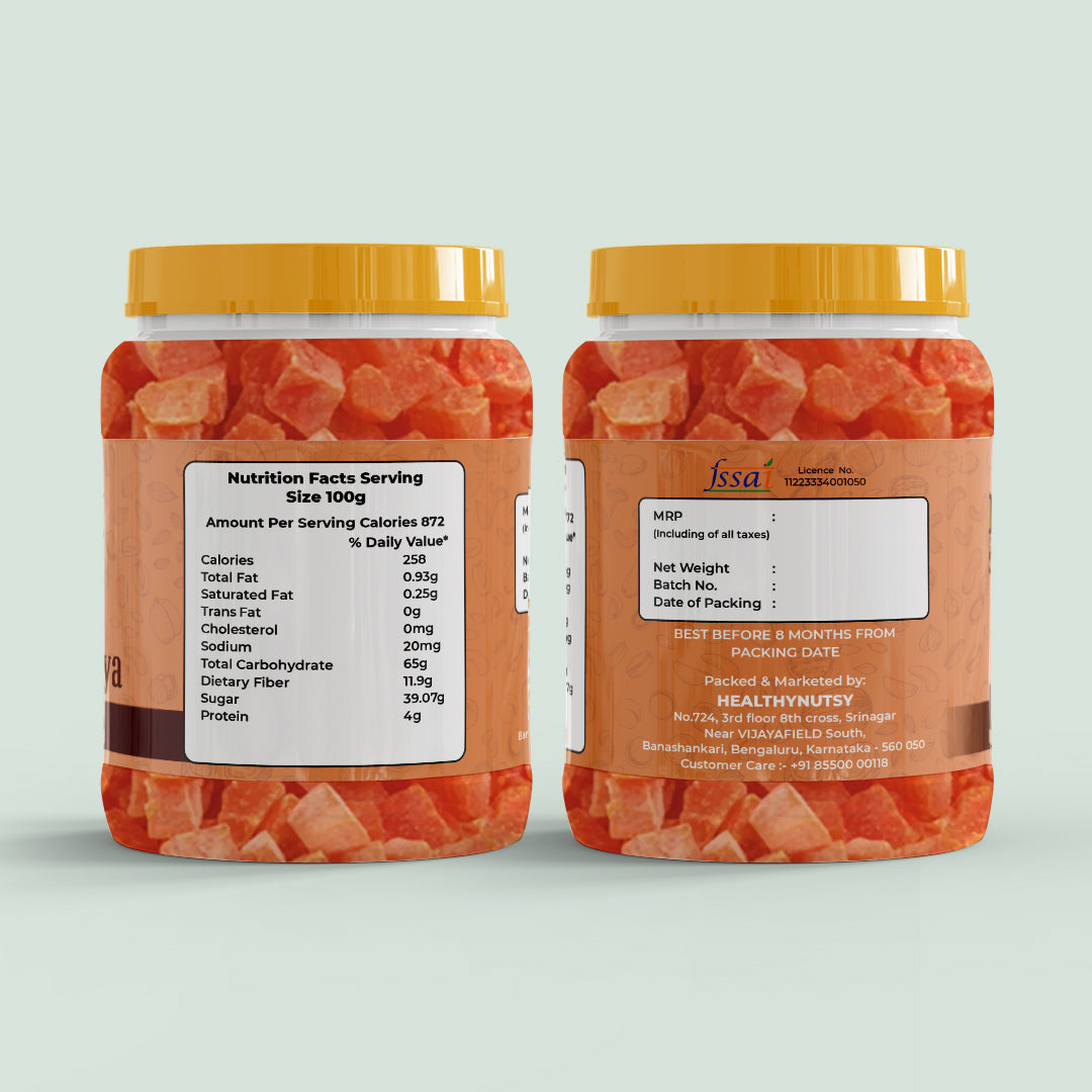 Dried Sweet Papaya – Chewy, Naturally Sweet, & Rich in Vitamin C
