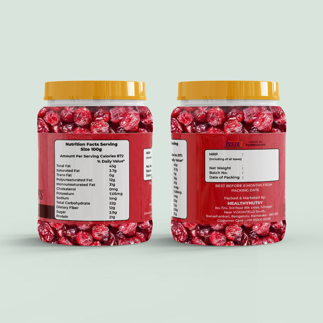 Sweet & Tart Dried Red Cranberries – Rich in Antioxidants & Vitamin C