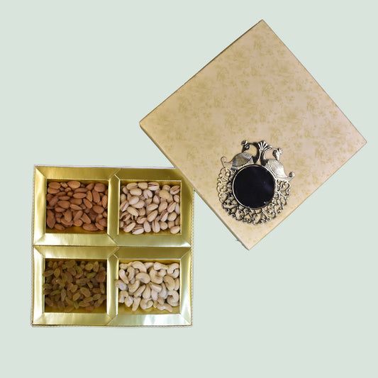 Healthynutsy Golden Royal Swan Dry Fruit Box
