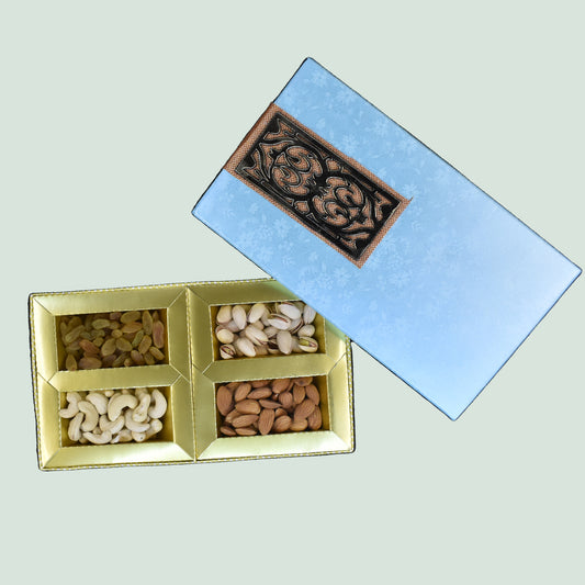 Healthynutsy Sky Blue Dry Fruit Gift Box