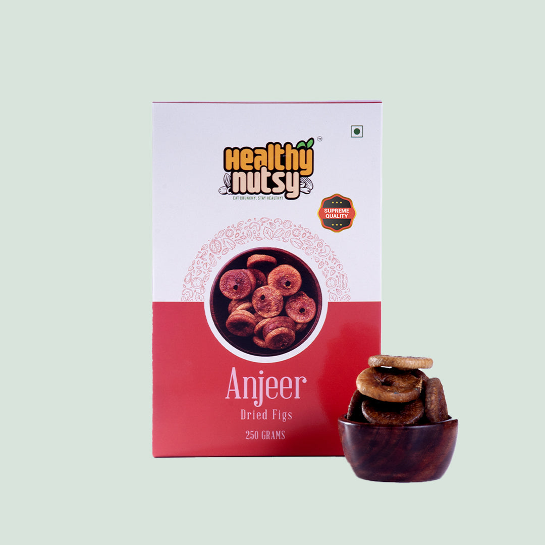Supreme Anjeer – Naturally Sweet Dried Figs, Rich in Fiber, Calcium, and Iron