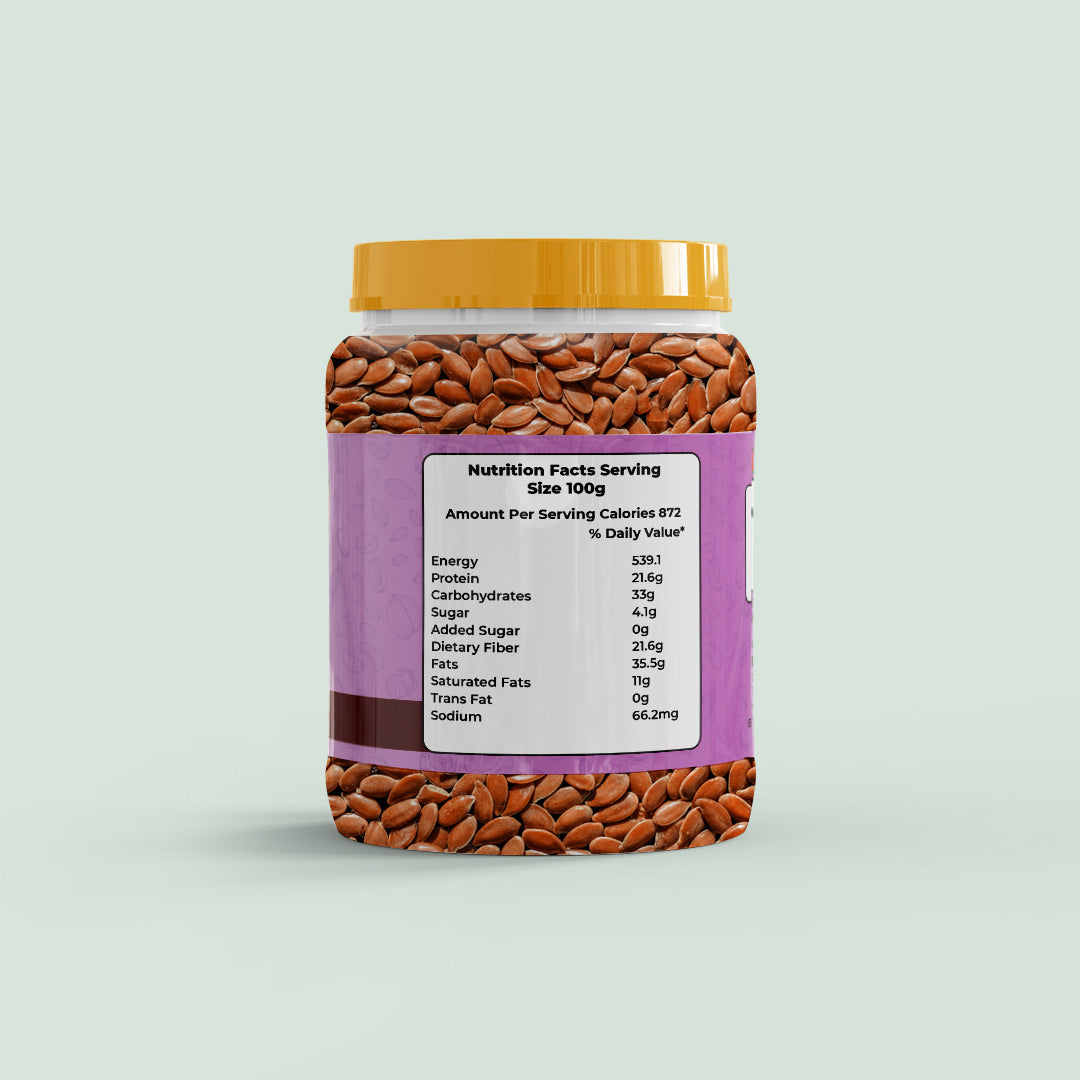 Premium Flax Seeds – Omega-3 & Fiber-Rich Superfood for Health