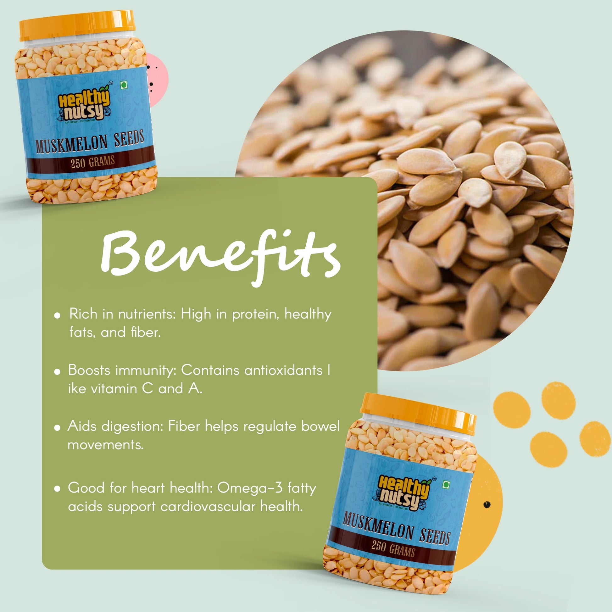 Crunchy Muskmelon Seeds – Protein-Rich & Healthy Superfood Snack