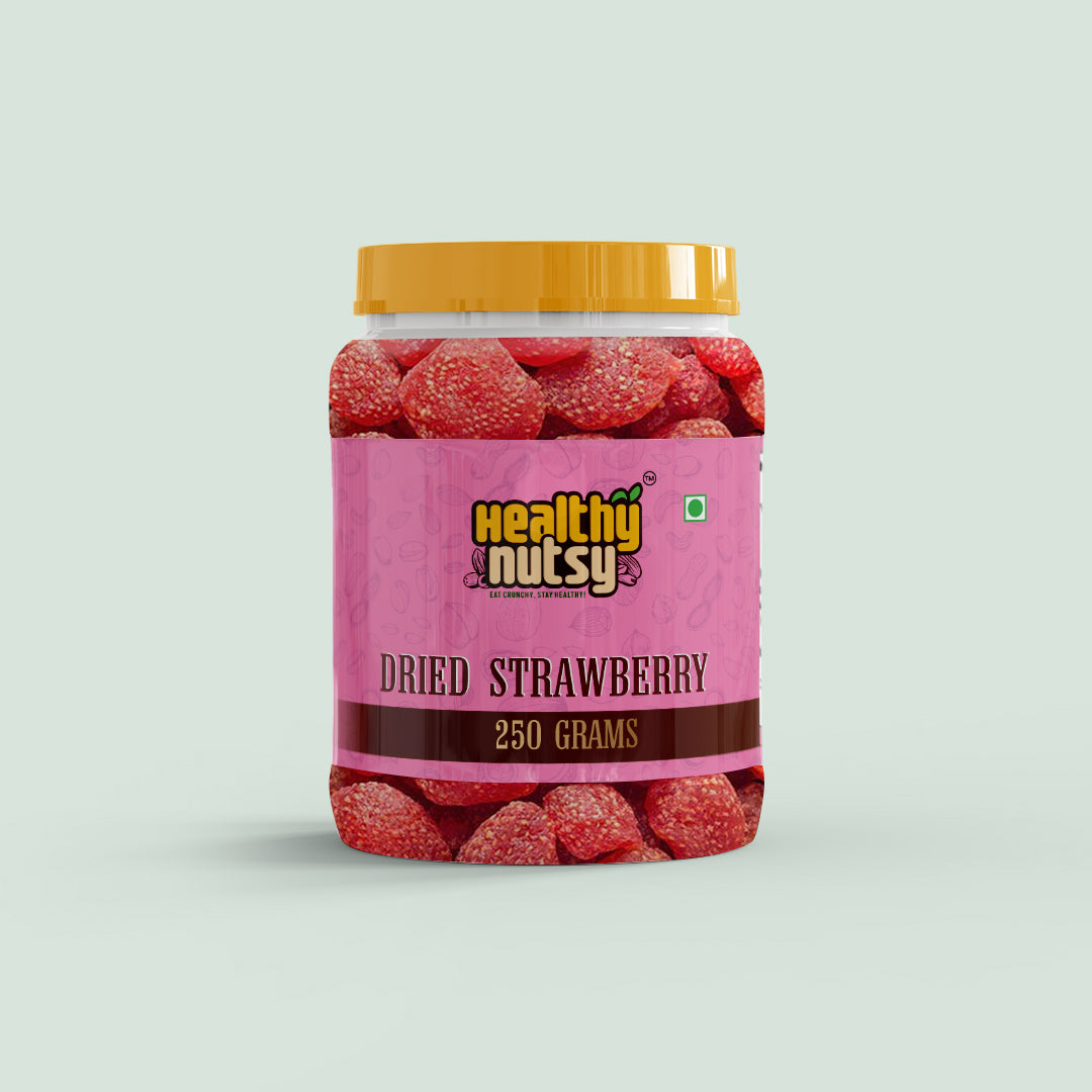 Dried Strawberry Pieces – Sweet & Chewy Snack Rich in Vitamin C & Antioxidants