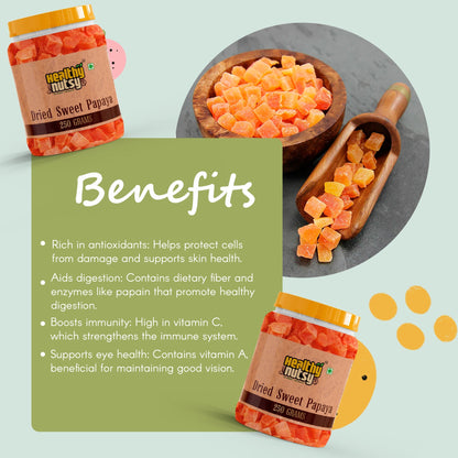 Dried Sweet Papaya – Chewy, Naturally Sweet, & Rich in Vitamin C