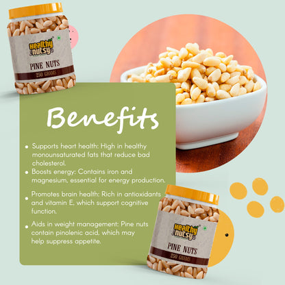 Premium Pine Nuts – Buttery Texture, Protein-Rich, and Packed with Healthy Fats