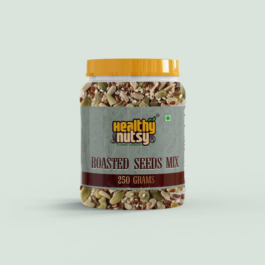 Roasted Seeds Mix – Healthy Blend of Pumpkin, Sunflower, Flax & Sesame Seeds